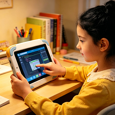 Children's Programming Learning Machine display solution